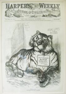 THE MILLENNIUM. THE TIGER AND THE LAMB LIE TOGETHER